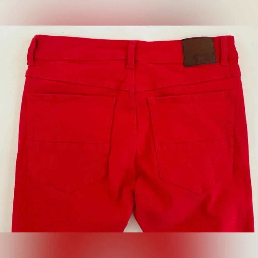 Rebel Minds Men’s Red Denim Twill Stacked Pants size W 30” L 38” - Picture 11 of 12
